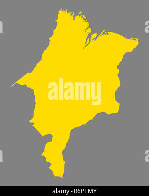 map of maranhao Stock Photo - Alamy