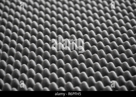 Detail of Acoustic Foam in Recording Studio Stock Photo