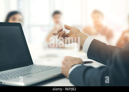 business people meeting and discussion at conference room Stock Photo