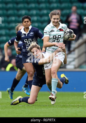Cambridge's Lara Gibson in action during the Women's Varsity Match at