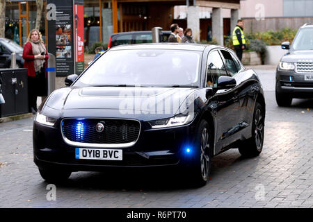 The Prince of Wales, patron of the British Film Institute (BFI), arrives for a visit BFI Southbank, London. Stock Photo