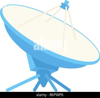 Cartoon radar antena Stock Vector