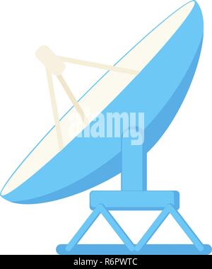 Cartoon satellite antena Stock Vector
