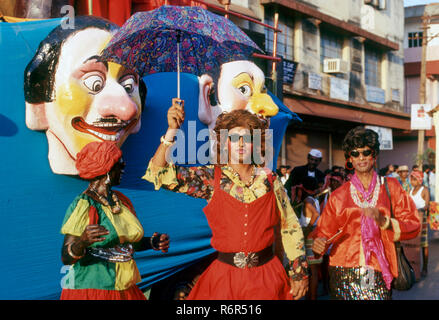 People participating in goa carnival, Mapusa, Goa, India, Asia Stock