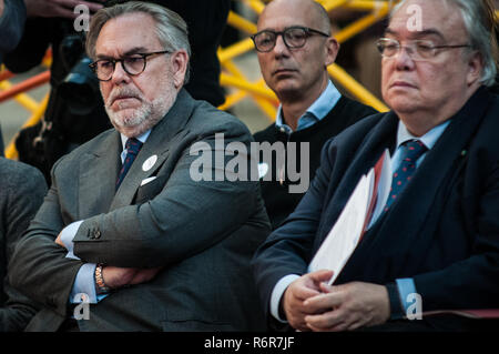 Rome, Italy, 05 December, Josè R. Dosal during the Press conference for the presentation of 'Festa di Roma 2019', 24 hours of celebration, more than 100 performances and 1000 artists from 46 countries and 5 continents, involving a large area of 70,000 square meters, including Piazza dell'Emporio, Giardino degli Aranci, Circo Massimo, via Petroselli, Lungotevere Aventino, Lungotevere dei Pierleoni and Isola Tiberina. On December 31, 2018 and January 1, 2019 will come to life the Festa di Roma 2019, promoted by Roma Capitale - Department of Cultural Growth with the support of the Department of Stock Photo