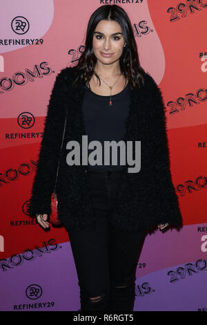 LOS ANGELES, CA, USA - DECEMBER 04: Television Personality Ashley Iaconetti arrives at the Refinery29 29Rooms Los Angeles 2018: Expand Your Reality Op Stock Photo
