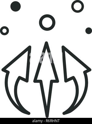 Specific Icon Showing Choice - Specific keywords Idea Stock Vector