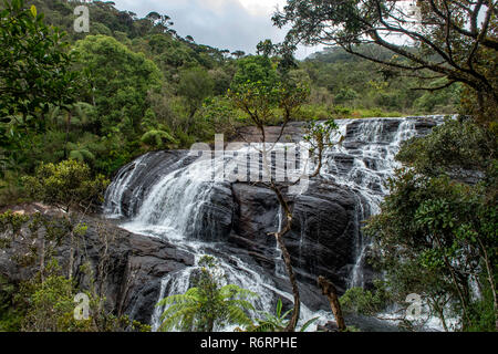 Baker's Falls, Horton Plains National Park, Sri Lanka Stock Photo