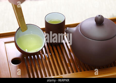 Taiwanese traditional tea ceremony Stock Photo