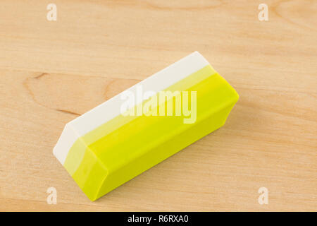 two tone rubber wash close up on neat background Stock Photo