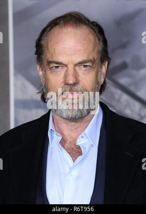 Australian actor Hugo Weaving attends the premiere for Hacksaw