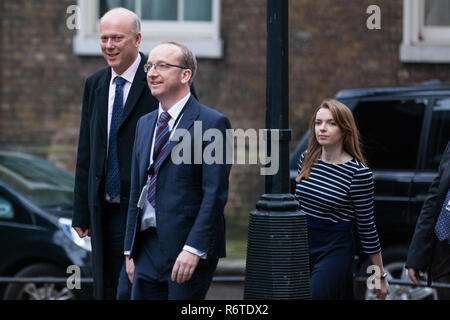 London, UK. 6th December, 2018. Chris Grayling MP, Secretary of State for Transport, arrives at 10 Downing Street for a meeting. Credit: Mark Kerrison/Alamy Live News Stock Photo