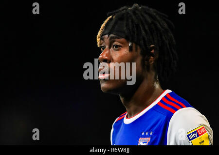 3rd November 2018, Portman Road, Ipswich, England; Sky Bet Championship Preston North End  ; Trevoh Chalobah (06) of Ipswich   Credit: Georgie Kerr/News Images,  English Football League images are subject to DataCo Licence Stock Photo