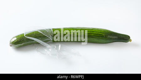 single long cucumber Stock Photo