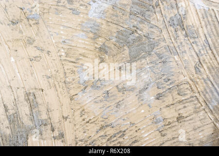 Texture of dirty back side ceramic tile with cement for background. Stock Photo
