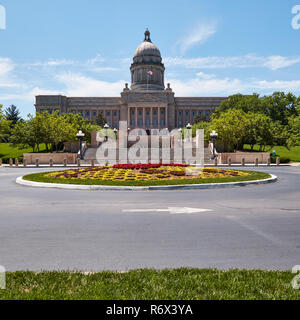 Kentucky State Capitol building in Frankfort Stock Photo