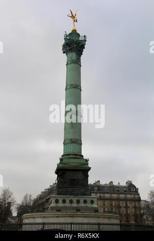 Bastille in Paris, France Stock Photo