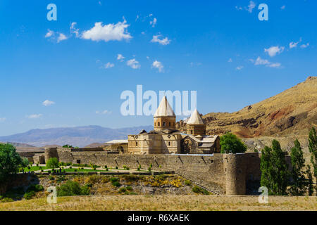 Armenian monastery and church in Iran Stock Photo