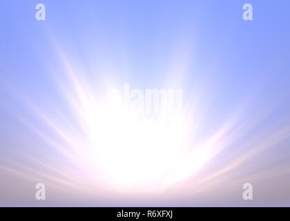 Morning Background with Sunbeams Stock Photo