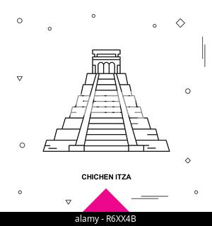 CHICHEN ITZA Stock Vector