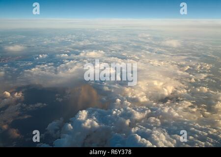 Clouds from above Stock Photo