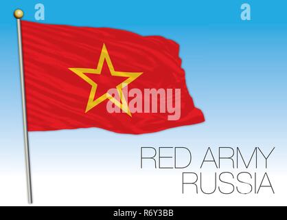 the red army flag