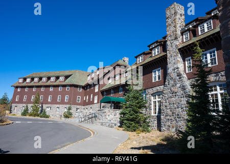 Historic Lodge at Crater Lake National Park in Oregon Stock Photo