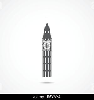 Big Ben icon Vector Illustration Stock Vector