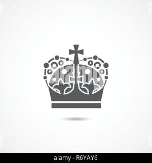 Crown Vector Icon Stock Vector