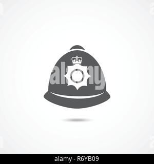London police hat icon Stock Vector