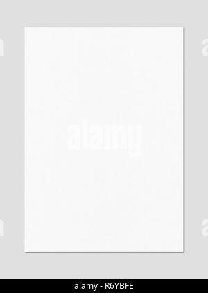 Blank White A4 Paper Sheet Mockup Template Stock Image - Image of empty,  mockup: 115819871