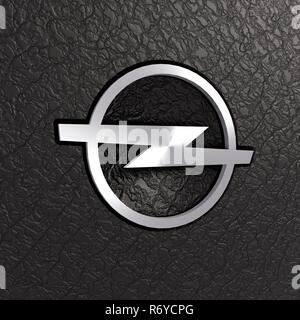 Opel car emblem Stock Photo