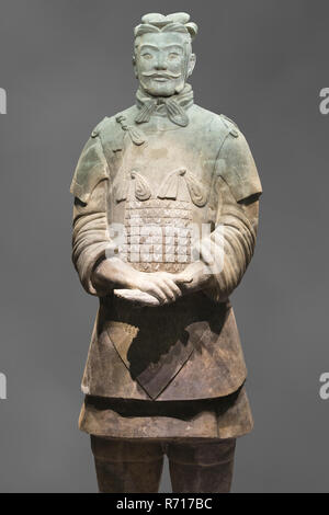 Museum of the Terracotta Warriors, High-ranking Officer, Mausoleum of the first Qin Emperor, Xian, Shaanxi Province, China
