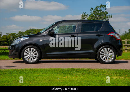 2012 Suzuki Swift Sport Black edition Japanese hot hatch car Stock Photo