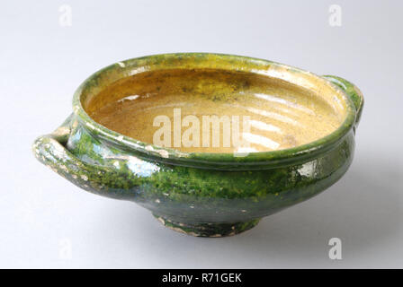 Small Glazed Clay Pottery Bowl