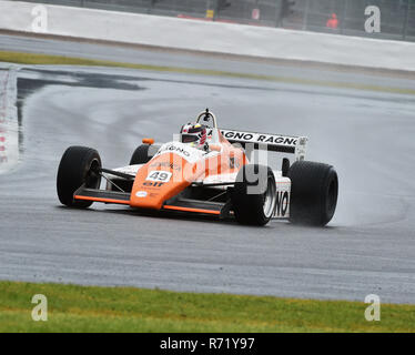 Neil Glover, Arrows A5, FIA Masters, Historic Formula One, Silverstone Classic 2015, Chris McEvoy, circuit racing, cjm-photography, Classic Racing Car Stock Photo