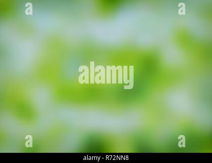 Abstract green blurred background. Nature gradient backdrop Stock Vector