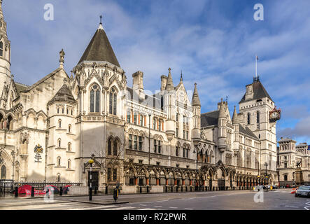Royal Courts of Justice in London Stock Photo