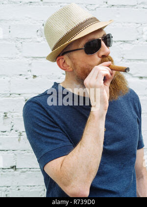 cigar smoker whiff smoke smoking man cigar laugh laughs laughing twit ...