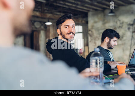 Designers having meeting in studio Stock Photo