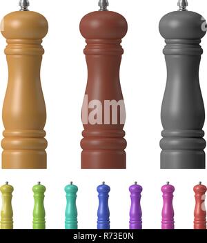 Pepper mill Stock Vector