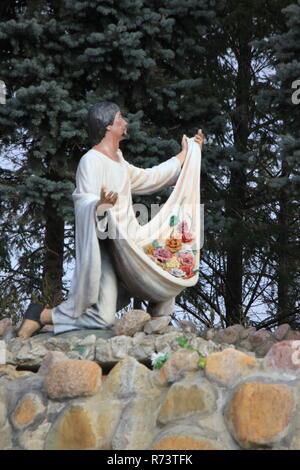 Our Lady of Guadalupe Shrine for Mexican immigrants and immigration in des Plaines, Illinois, Nuestra Señora de Guadalupe, Virgin of Guadalupe Stock Photo