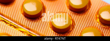 Enzyme tablets biologically active substances Stock Photo