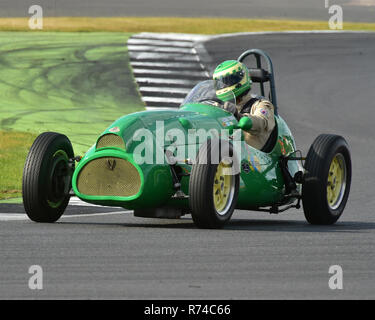 Steve Russell, Cooper Bristol Mk2, Maserati Trophy for HGPCA, Pre'66 Grand Prix Cars, Silverstone Classic 2016, 60's cars, Chris McEvoy, cjm-photograp Stock Photo