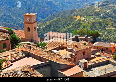 The village of Bova in the Province of Reggio Calabria, Italy Stock Photo