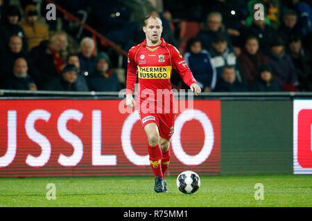 DEVENTER, 07-12-2018, Stadium de Adelaarshorst, season 2018 / 2019, Dutch Keuken Kampioen Divisie, Go Ahead Eagles player Istvan Bakx during the match Go Ahead Eagles - Helmond Sport. Stock Photo