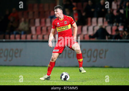 DEVENTER, 07-12-2018, Stadium de Adelaarshorst, season 2018 / 2019, Dutch Keuken Kampioen Divisie, Go Ahead Eagles player Julius Bliek during the match Go Ahead Eagles - Helmond Sport. Stock Photo