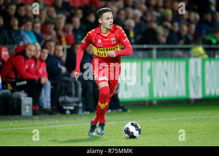 DEVENTER, 07-12-2018, Stadium de Adelaarshorst, season 2018 / 2019, Dutch Keuken Kampioen Divisie, Go Ahead Eagles player Jaroslav Navratil during the match Go Ahead Eagles - Helmond Sport. Stock Photo