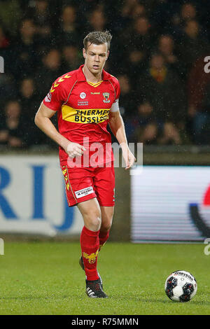 DEVENTER, 07-12-2018, Stadium de Adelaarshorst, season 2018 / 2019, Dutch Keuken Kampioen Divisie, Go Ahead Eagles player Jeroen Veldmate during the match Go Ahead Eagles - Helmond Sport. Stock Photo