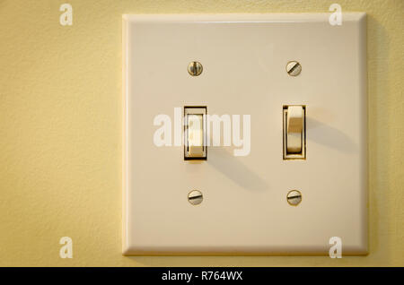 110/120 light switch Stock Photo